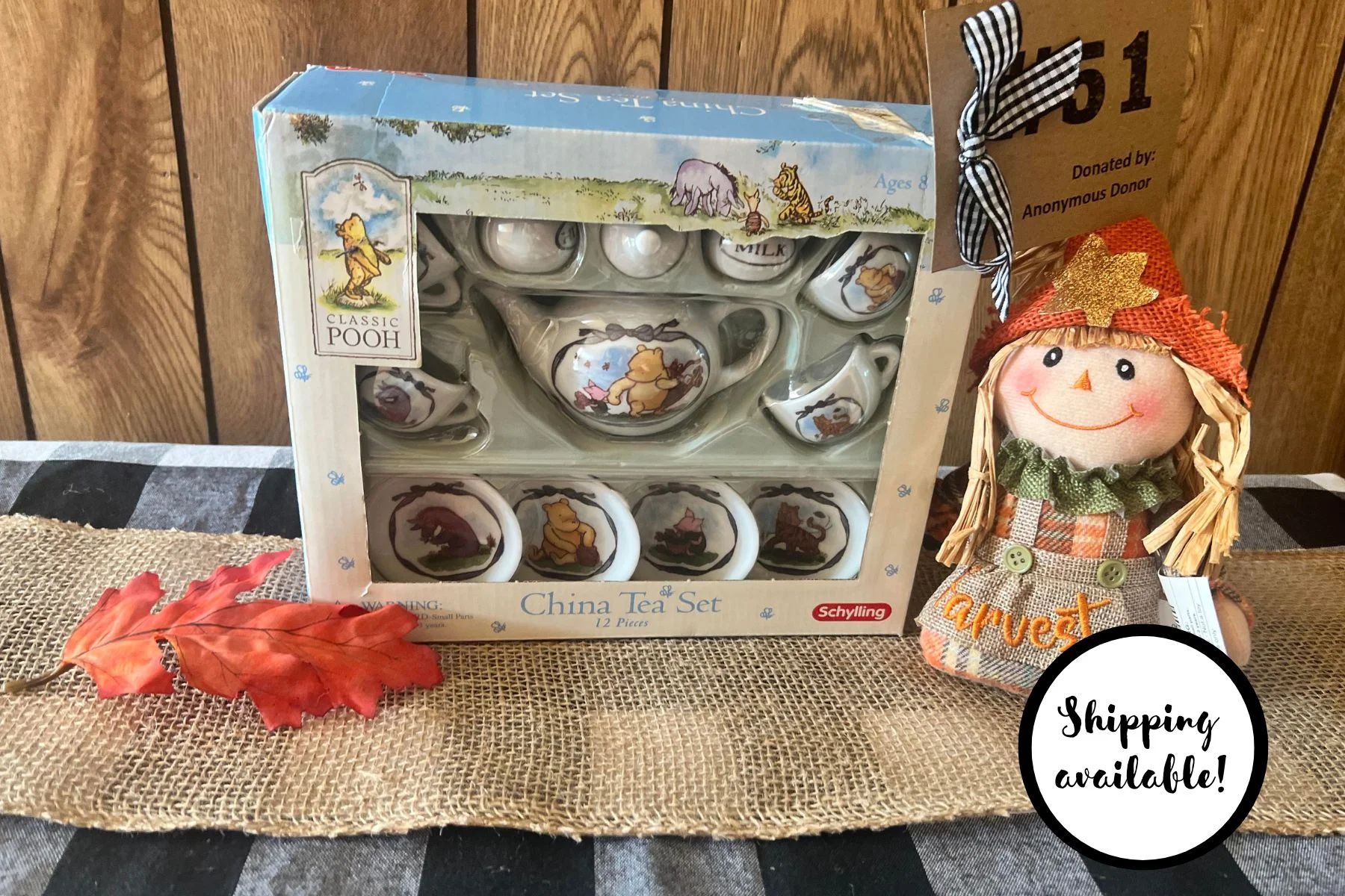 Classic Pooh China Tea Set